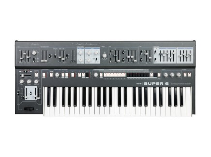 UDO Super 6 Hybrid Keyboard Synthesizer (Black)