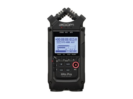 Zoom H4n Pro AB Field Recorder (Black)