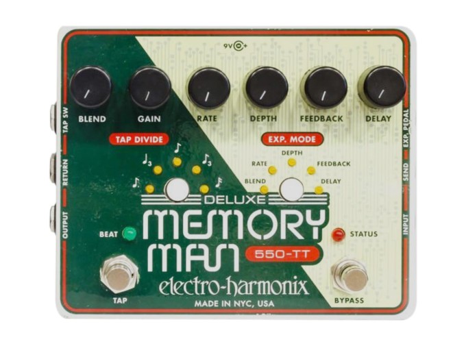 EHX Deluxe Memory Man 550-TT Analog Delay Pedal - Perfect Circuit