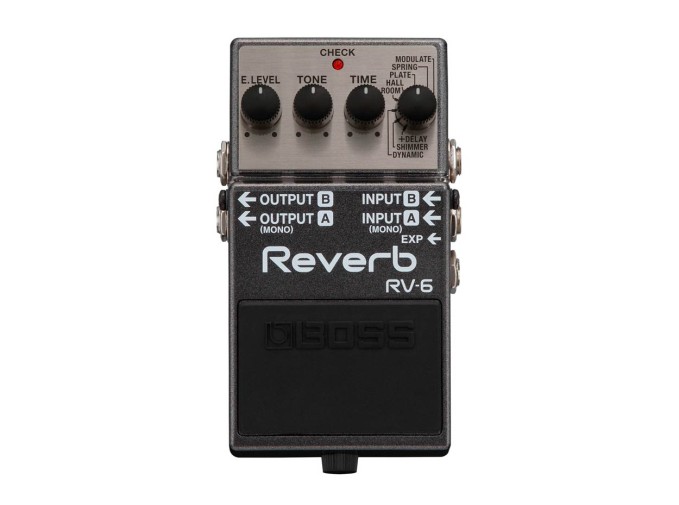 lucha Humanista inoxidable Boss RV-6 Reverb Pedal - Perfect Circuit