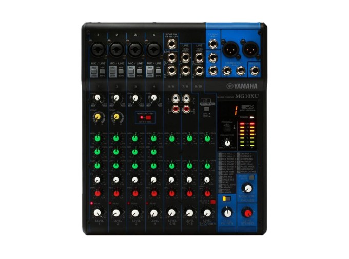 MG10Xu 10-Input Stereo Mixer + Effects