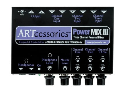 ART PowerMIX III 3-Channel Stereo Line Mixer