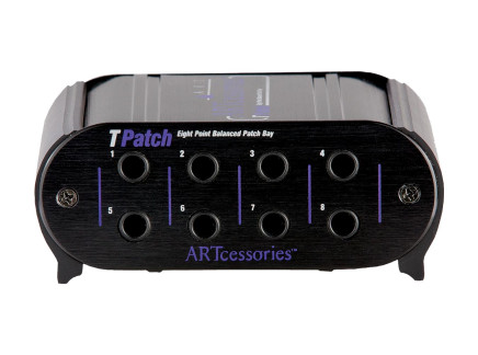 ART TPatch 8-Point 1/4" TRS Patchbay