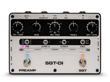 Ampeg SGT-DI Bass Preamp + DI Pedal