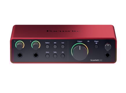 Focusrite Scarlett 2i2 4th Gen Audio Interface