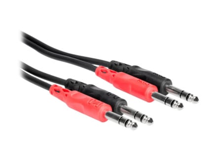 Hosa CSS-200 Dual 1/4" Balanced TRS Cable