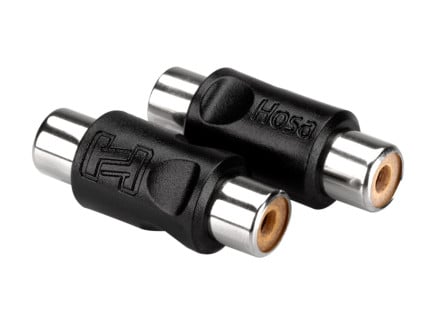 Hosa GRA-101 RCA Coupler (2-Pack)