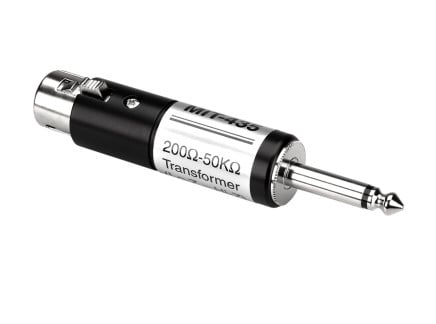 Hosa MIT-435 XLR3F to 1/4" Impedance Transformer