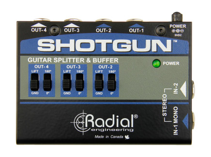 Radial Engineering Shotgun 4-Channel Amp Driver