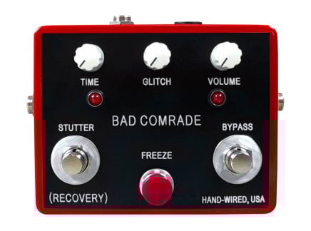Bad Comrade V3 Glitch + Pitch Effects Pedal (Red)
