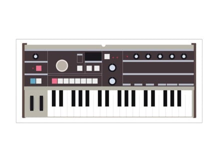 Little Book of Synths Korg MicroKORG Sticker