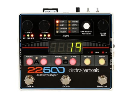 22500 Dual Stereo Looper Pedal