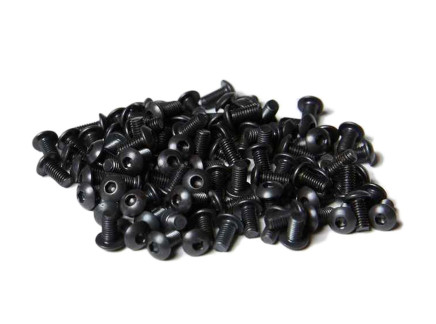 M3 x 6mm Button Head Hex Cap Screws (100 Pack)
