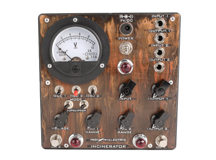 Industrialectric Incinerator Dual Channel Fuzz Pedal Rust