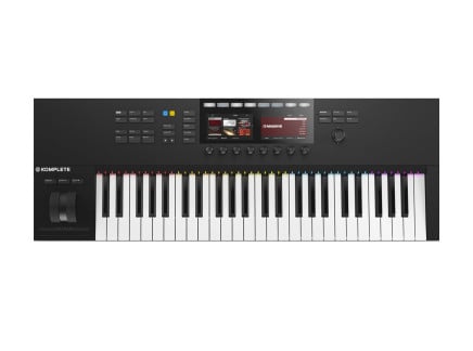 Native Instrument Komplete Kontrol S49 Mk2 MIDI Controller Front Angle