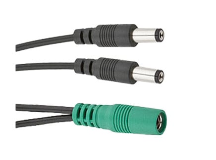 PPAP Current Doubler Adapter Dual 2.1mm Barrel to Female