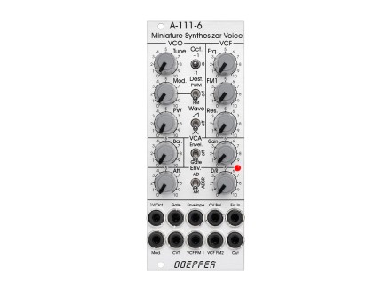Doepfer A-111-6V モジュラーシンセ　ユーロラック　dtm daw Doepfer | A-111-6V Miniature Synthesizer Voice | ユーロラック