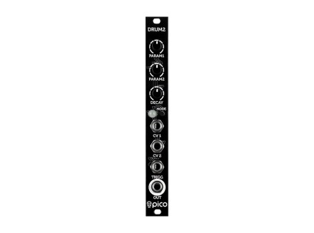 erica synths pico drum2 3HPドラム・シンセモジュール Erica Synths Pico Drum 2 Percussion Synthesizer