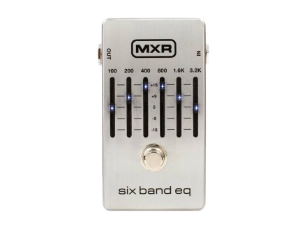【美品】MXR M109S SIX BAND EQ MXR M109S 6-Band EQ Graphic Equalizer Pedal