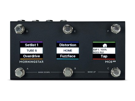 ば*た様 MORNINGSTAR MC6 ギターエフェクター Morningstar MC6 PRO Pedalboard MIDI Controller