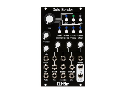 Qu-bit Data bender モジュラーシンセ Qu-Bit Electronix Data Bender Circuit Bent Effect (Black)
