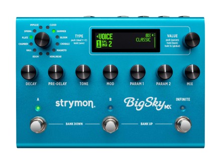 Strymon BigSky MX Reverb Workstation Pedal