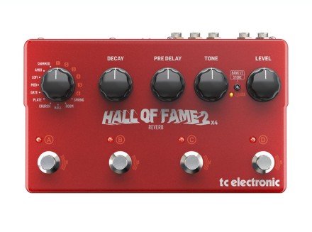 TC Electronic Hall of Fame 2X4 Reverb Pedal