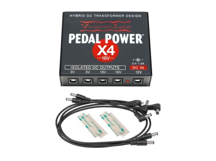 ギター Voodoo Lab PEDAL POWER 4X4 Amazon.com: Voodoo Lab Pedal Power 4X4 Isolated Power Supply