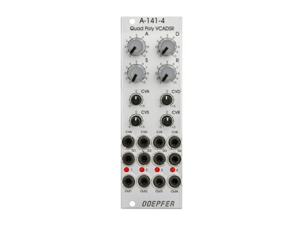Doepfer A-141 VCADSRモジュラーシンセサイザー A-141-4 Quad Poly VCADSR Envelope Generator