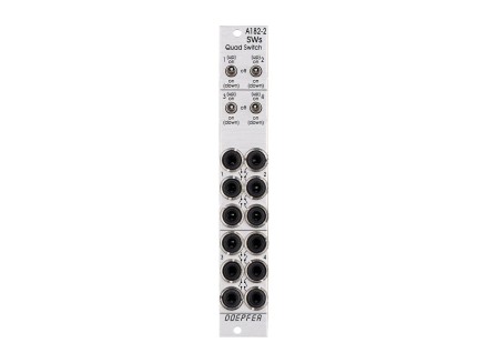 Doepfer A-182-2 Quad Switch - Slim Line