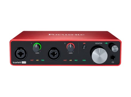Focusrite Scarlett 2i4 オーディオインターフェイス Focusrite Scarlett 2i4 Audio Interface
