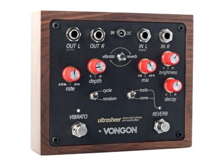 Vongon Ultrasheer Vibrato + Reverb Pedal