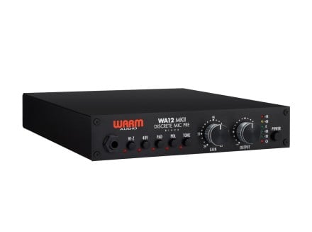 【美品】Warm Audio WA12 MKII マイクプリアンプ Warm Audio WA12 MKII Microphone Preamp (Black)