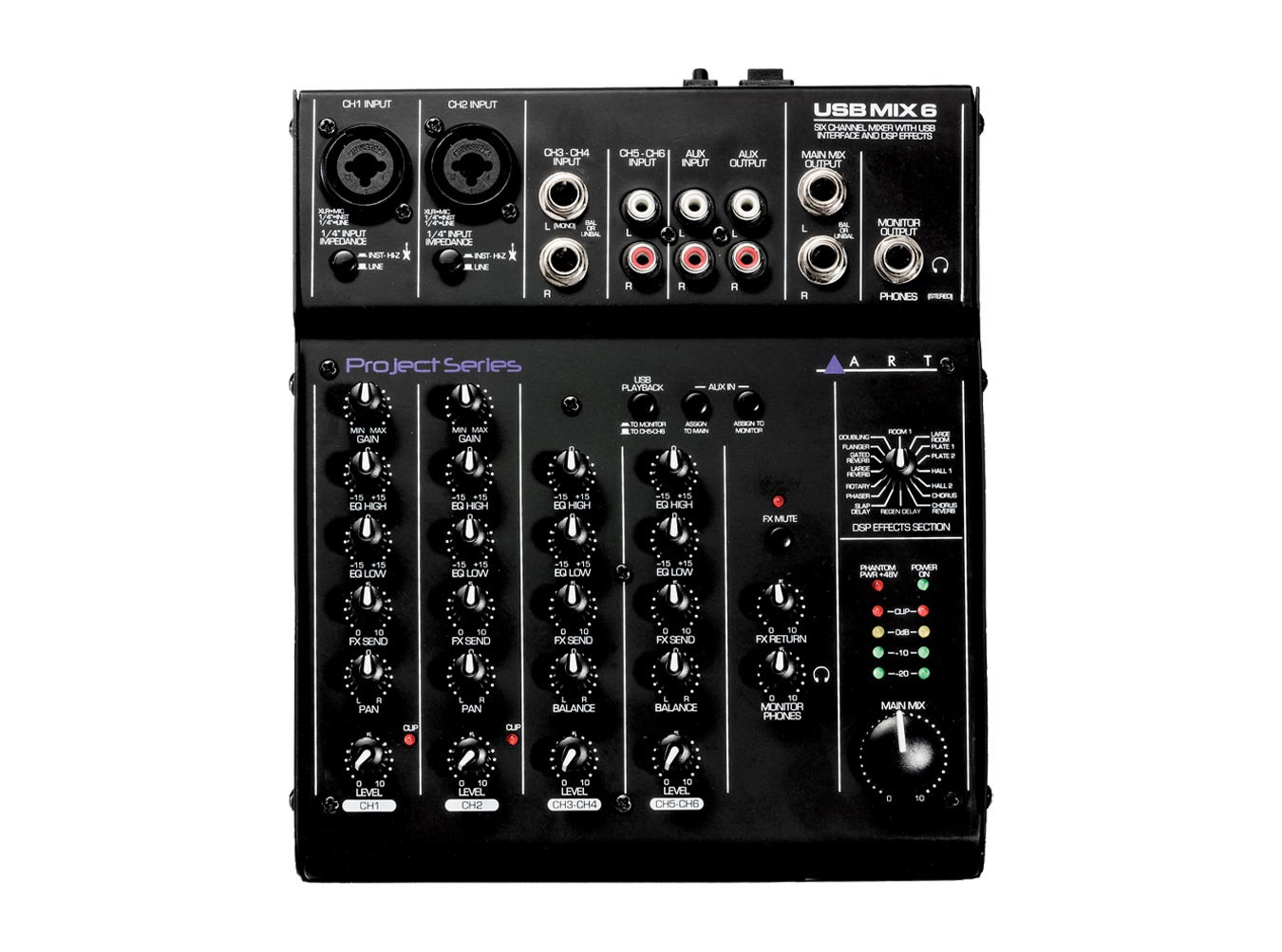 ART USBMix6 Mixer / Audio Interface - Perfect Circuit