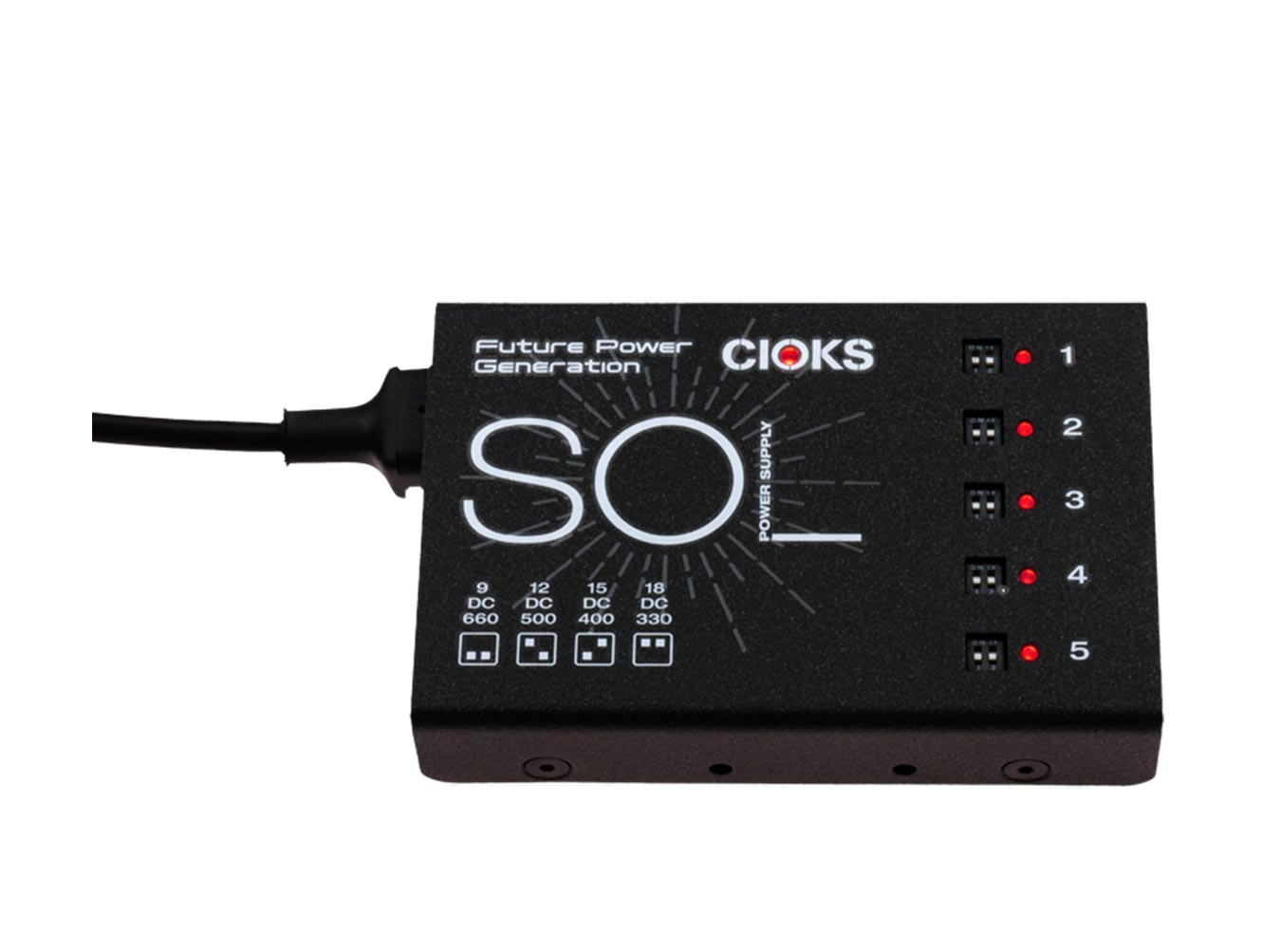 CIOKS SOL パワーサプライ CIOKS SOL Compact Pedal Power Supply - Perfect Circuit