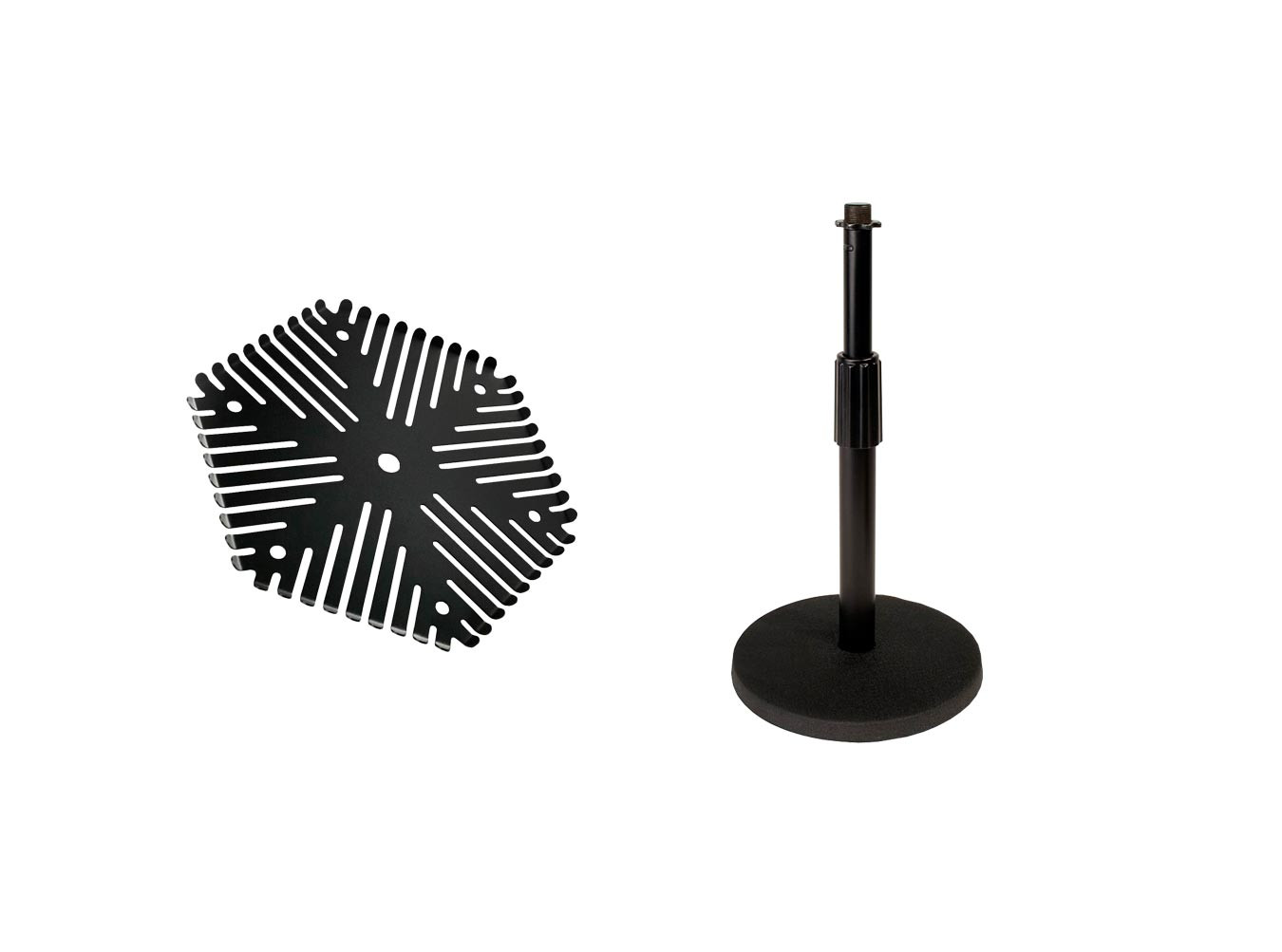 Eurodesk-Z HEX-01 + JS-DMS50 Mic Stand Bundle - Perfect Circuit
