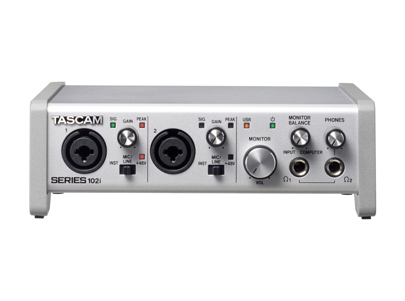 【新品】TASCAM SERIES 102i オーディオインターフェイス Tascam SERIES 102i USB Audio Interface - Perfect Circuit