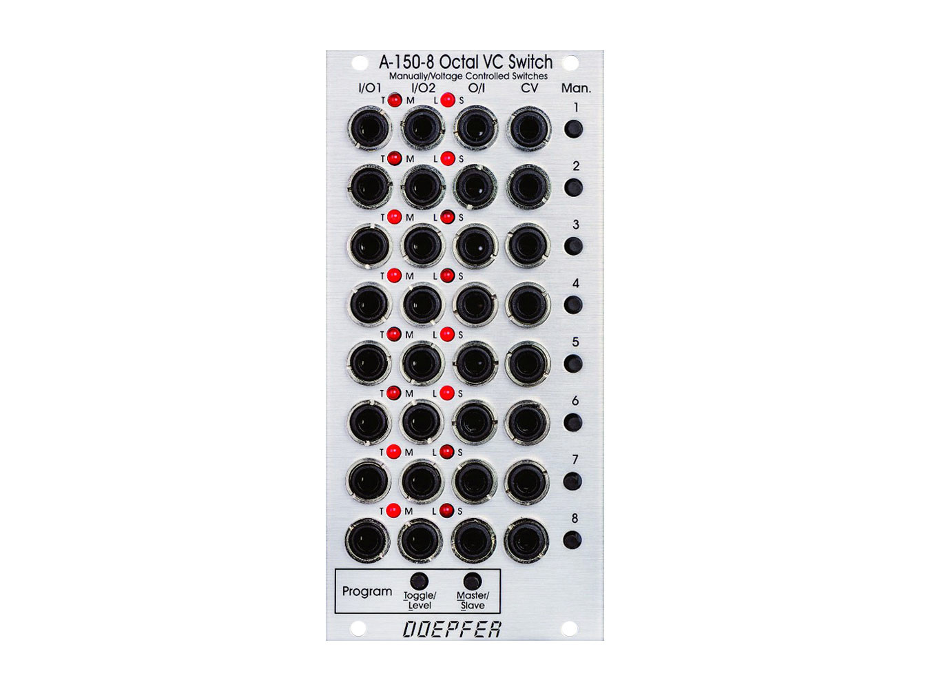 Doepfer A-150-8 Octal Programmable Switches - Perfect Circuit