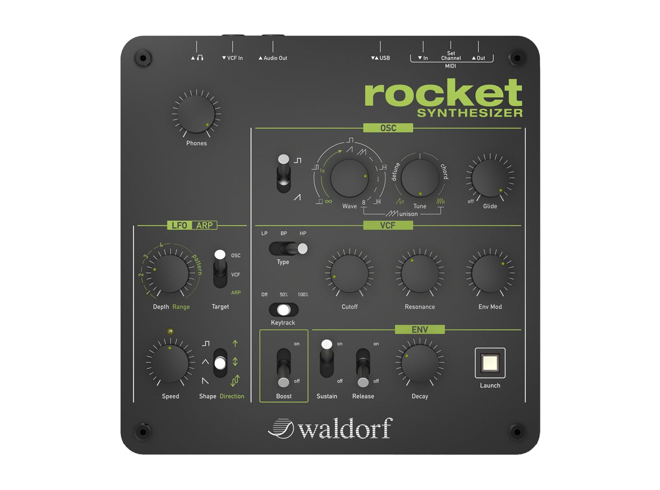 鍵盤楽器 Waldorf Rocket Synthesizer WaldorfRocket_01-