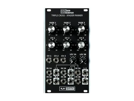 AJH Synth Triple Cross Crossfader + Panner AJH Synth Triple Cross Crossfader + Panner