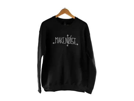 Make Noise Black Logo Crewneck