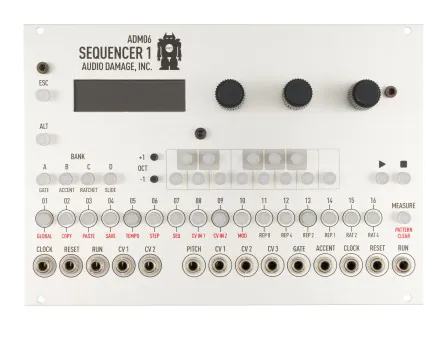 Audio Damage ADM06 Sequencer 1 CV / Gate Sequencer [USED]