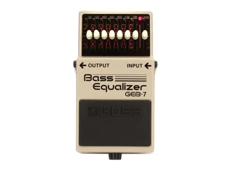 GEB-7 7-Band Graphic Bass Equalizer Pedal