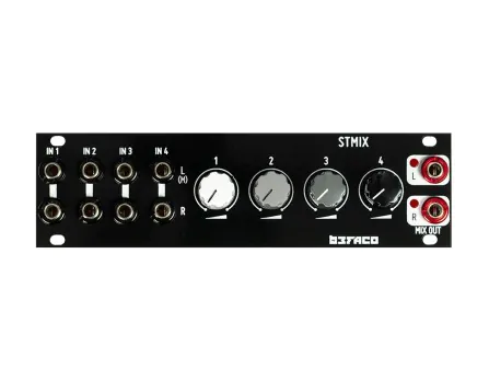Befaco 1U STMix 4-Channel Stereo Mixer Befaco 1U STMix 4-Channel Stereo Mixer