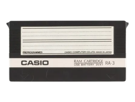 Casio RA-3 RAM Cartridge for CZ Synthesizers [VINTAGE]