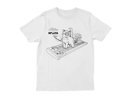 Cats on Synthesizers in Space Juno T-Shirt