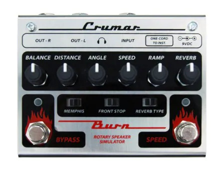 Crumar Burn Rotary Speaker Simulator Pedal
