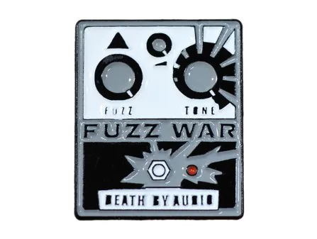 Death By Audio Fuzz War Enamel Pin Death By Audio Fuzz War Enamel Pin