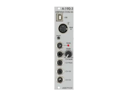 A-190-3 USB / MIDI-to-CV / Gate Interface