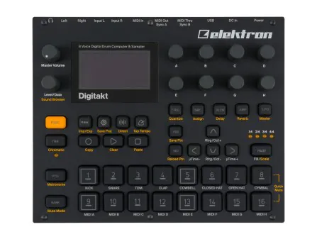 Digitakt 8-Voice Digital Drum Computer + Sampler